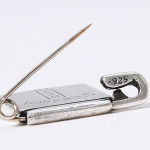 CHROME HEARTS FRAMED SAFETY PIN OSAKA Safety pin Osaka limited frame Weight approx. 8.76g Silver 925 Good condition Used 4a003796