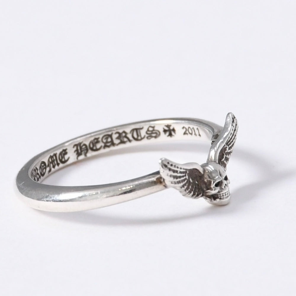 Very good condition CHROME HEARTS FOTI BBLGM MAHALIA bubblegum ring weight 1.42g size 6 silver 925 used 4a003795
