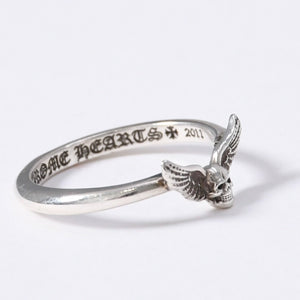 Very good condition CHROME HEARTS FOTI BBLGM MAHALIA bubblegum ring weight 1.42g size 6 silver 925 used 4a003795