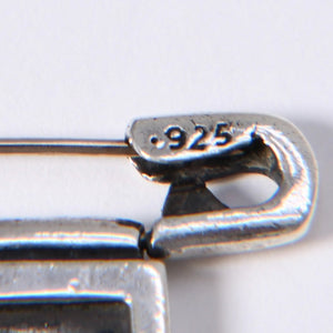 CHROME HEARTS FRAMED SAFETY PIN OSAKA Safety pin Osaka limited frame Weight approx. 8.76g Silver 925 Good condition Used 4a003796