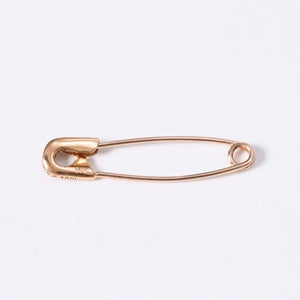 極美品 CHROME HEARTS クロムハーツ 22K パヴェダイヤ スモール セーフティピン チャーム 重量約1.53g 22KYG 22K/2001刻印 中古 4a003803