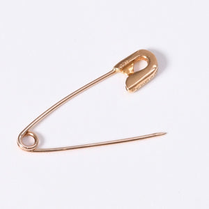 極美品 CHROME HEARTS クロムハーツ 22K パヴェダイヤ スモール セーフティピン チャーム 重量約1.53g 22KYG 22K/2001刻印 中古 4a003803