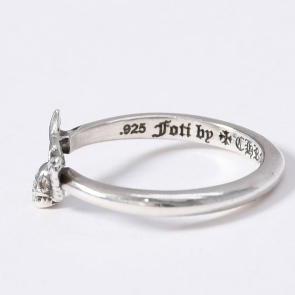 Very good condition CHROME HEARTS FOTI BBLGM MAHALIA bubblegum ring weight 1.42g size 6 silver 925 used 4a003795
