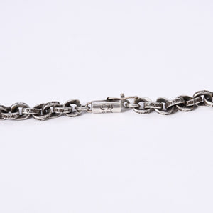 Very good condition CHROME HEARTS 20inch PAPER CHAIN ​​NECKLACE 20inch paper chain necklace Weight approx. 41.05g Used 4a003805