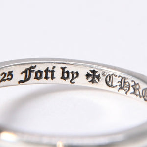 Very good condition CHROME HEARTS FOTI BBLGM MAHALIA bubblegum ring weight 1.42g size 6 silver 925 used 4a003795