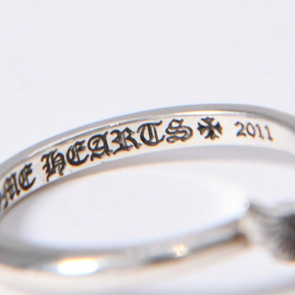 Very good condition CHROME HEARTS FOTI BBLGM MAHALIA bubblegum ring weight 1.42g size 6 silver 925 used 4a003795