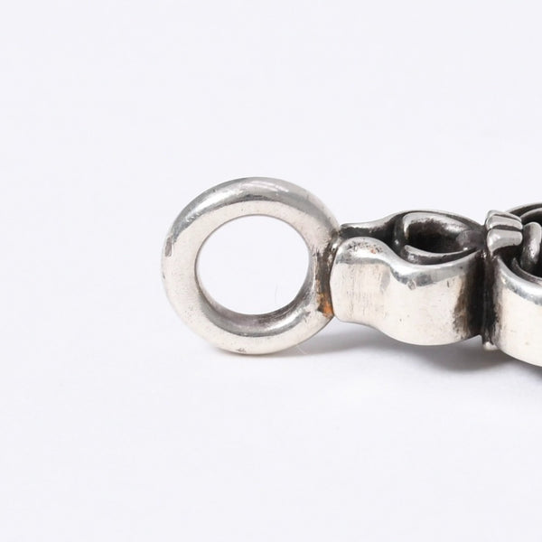 極美品 CHROME HEARTS クロムハーツ ダブルダガー ペンダント シルバーネックレストップ シルバー925 21.8g 中古 4a003802