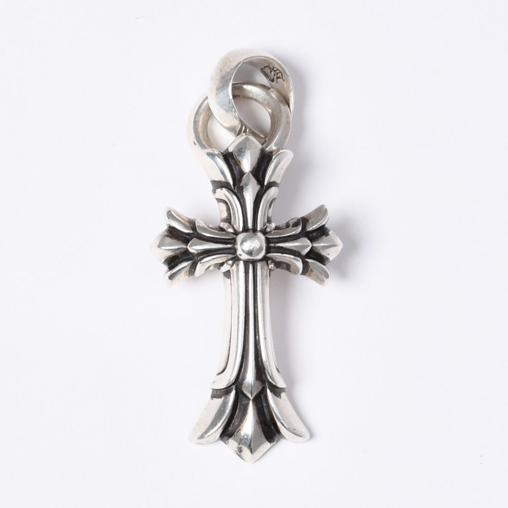Very good condition Chrome Hearts CBL CH CROSS SML W/ATTACHED BALE Double CH cross with bail Pendant top Weight approx. 22.9g Used 4a003789