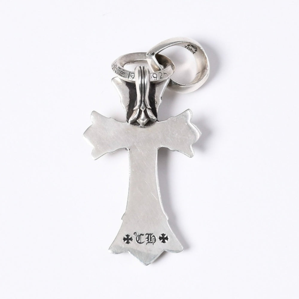 Very good condition Chrome Hearts CBL CH CROSS SML W/ATTACHED BALE Double CH cross with bail Pendant top Weight approx. 22.9g Used 4a003789