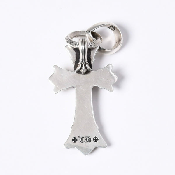 Very good condition Chrome Hearts CBL CH CROSS SML W/ATTACHED BALE Double CH cross with bail Pendant top Weight approx. 22.9g Used 4a003789