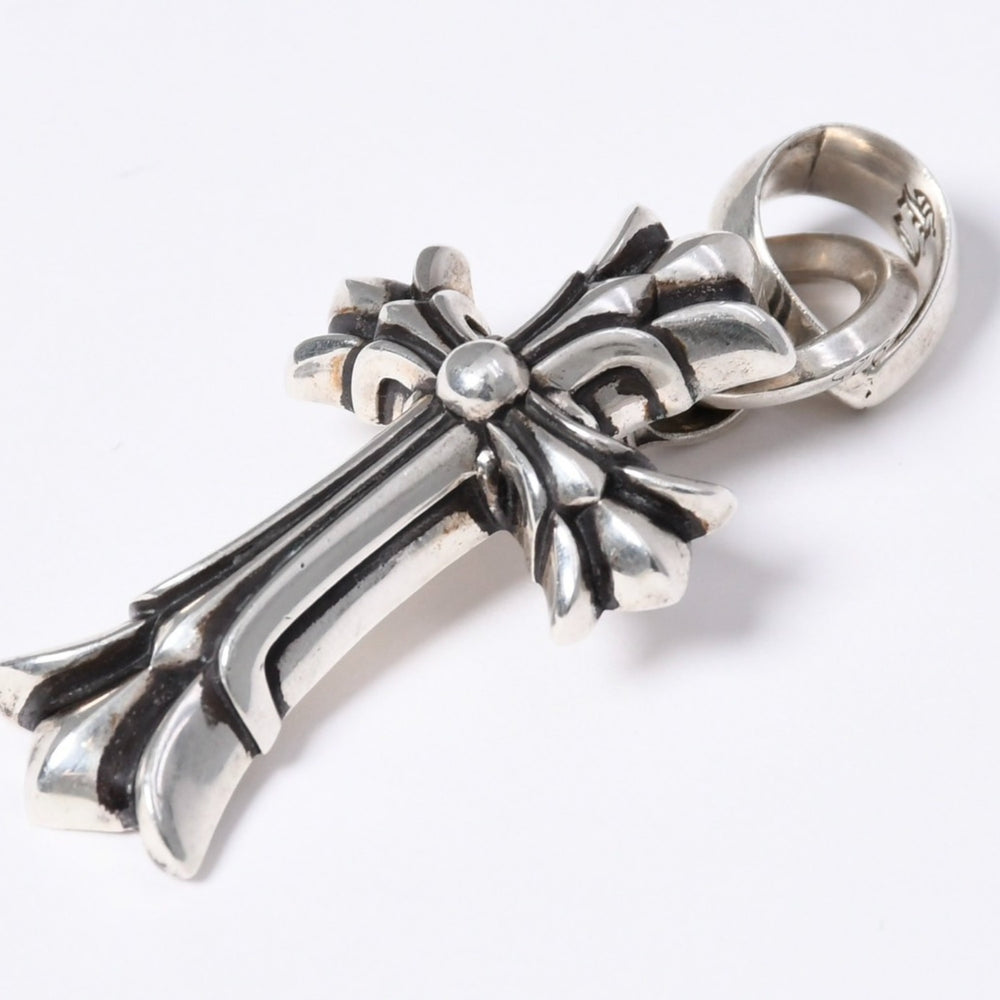 Very good condition Chrome Hearts CBL CH CROSS SML W/ATTACHED BALE Double CH cross with bail Pendant top Weight approx. 22.9g Used 4a003789