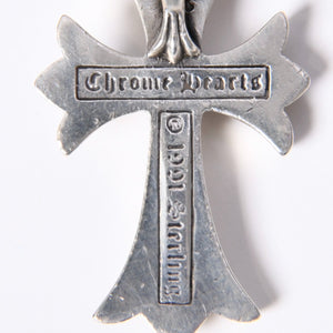 極美品 CHROME HEARTS クロムハーツ CH CRS SML W/BALE スモールCHクロス Wベイルペンダントトップ チャーム 重量約23.0g 中古 4a003787