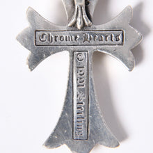 Load image into Gallery viewer, 極美品 CHROME HEARTS クロムハーツ CH CRS SML W/BALE スモールCHクロス Wベイルペンダントトップ チャーム 重量約23.0g 中古 4a003787