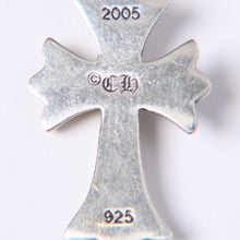 Load image into Gallery viewer, 極美品 CHROME HEARTS クロムハーツ タイニーCHクロス ブレスレット タイニーCHクロス シルバー925 NEチェーン 12.4g 中古 4a003804