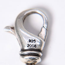 Load image into Gallery viewer, 極美品 CHROME HEARTS クロムハーツ タイニーCHクロス ブレスレット タイニーCHクロス シルバー925 NEチェーン 12.4g 中古 4a003804