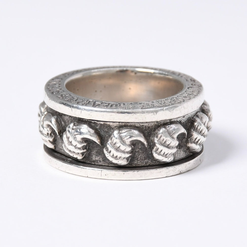CHROME HEARTS Spinner Glow Ring Ring Accessory 33.1g Silver 925 Size 18.5 Good Condition Used 4a003800