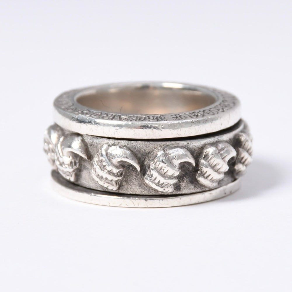 CHROME HEARTS Spinner Glow Ring Ring Accessory 33.1g Silver 925 Size 18.5 Good Condition Used 4a003800