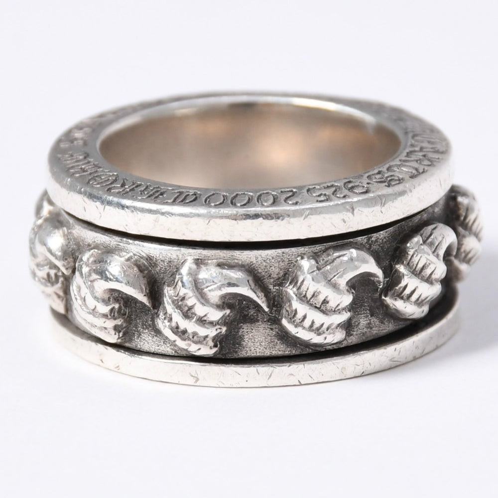 CHROME HEARTS Spinner Glow Ring Ring Accessory 33.1g Silver 925 Size 18.5 Good Condition Used 4a003800