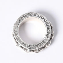 Load image into Gallery viewer, CHROME HEARTS クロムハーツ スピナー グロウ リング 指輪 アクセサリー 33.1g シルバー925 サイズ18.5号 美品 中古 4a003800