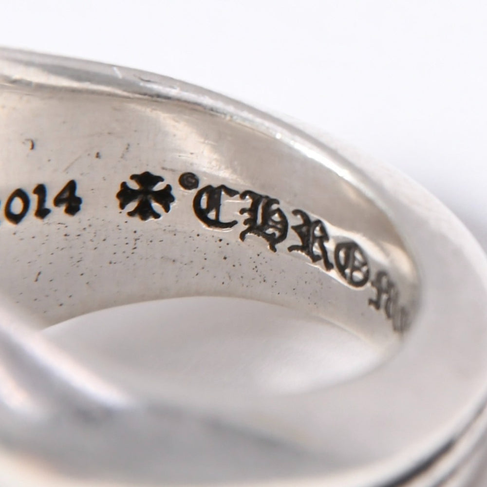 極美品 CHROME HEARTS クロムハーツ SEAL STAMP RING シールスタンプ リング 指輪 重量約25.5g サイズ12号 CHプラス シルバー925 中古 4a003798