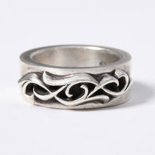 Load image into Gallery viewer, CHROME HEARTS クロムハーツ ダブルナローヴァインバンド リング サイズ14号 重量16.6g シルバー925 2000/.925刻印 美品 中古 4a003799