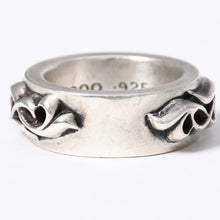 Load image into Gallery viewer, CHROME HEARTS クロムハーツ ダブルナローヴァインバンド リング サイズ14号 重量16.6g シルバー925 2000/.925刻印 美品 中古 4a003799