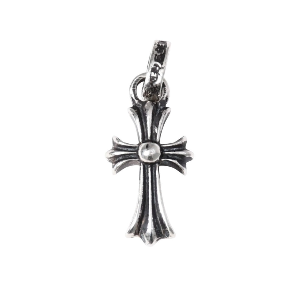 Very Good Condition New CHROME HEARTS CRS BBYFAT Baby Fat Cross Pendant Top Charm Weight Approx. 2.16g Silver 925 Used 4a003807