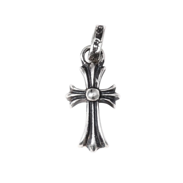 Very Good Condition New CHROME HEARTS CRS BBYFAT Baby Fat Cross Pendant Top Charm Weight Approx. 2.16g Silver 925 Used 4a003807