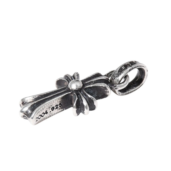 Very Good Condition New CHROME HEARTS CRS BBYFAT Baby Fat Cross Pendant Top Charm Weight Approx. 2.16g Silver 925 Used 4a003807