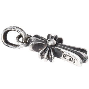 Very Good Condition New CHROME HEARTS CRS BBYFAT Baby Fat Cross Pendant Top Charm Weight Approx. 2.16g Silver 925 Used 4a003807