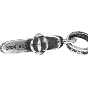 Very Good Condition New CHROME HEARTS CRS BBYFAT Baby Fat Cross Pendant Top Charm Weight Approx. 2.16g Silver 925 Used 4a003807