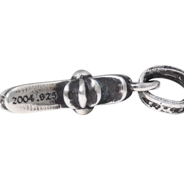 Very Good Condition New CHROME HEARTS CRS BBYFAT Baby Fat Cross Pendant Top Charm Weight Approx. 2.16g Silver 925 Used 4a003807