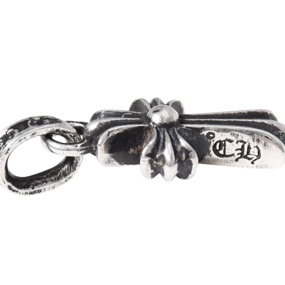 極美品 新型 CHROME HEARTS クロムハーツ CRS BBYFAT ベイビーファットクロス ペンダントトップ チャーム 重量約2.16g シルバー925 中古 4a003807