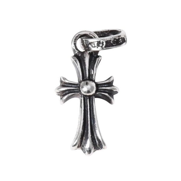 Very Good Condition New CHROME HEARTS CRS BBYFAT Baby Fat Cross Pendant Top Charm Weight Approx. 2.16g Silver 925 Used 4a003807