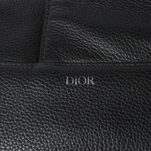 Christian Dior Saddle Bag Body Bag Black Silver Hardware 06-BO-1120 Good Condition Used 4a003815