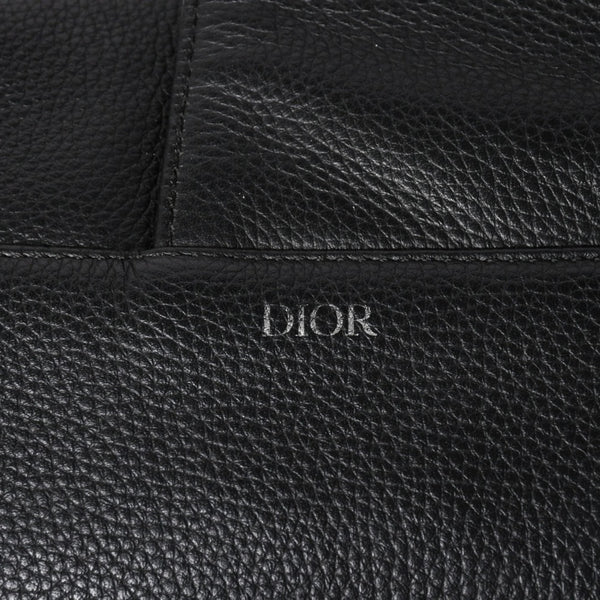 Christian Dior Saddle Bag Body Bag Black Silver Hardware 06-BO-1120 Good Condition Used 4a003815