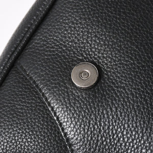 Christian Dior Saddle Bag Body Bag Black Silver Hardware 06-BO-1120 Good Condition Used 4a003815