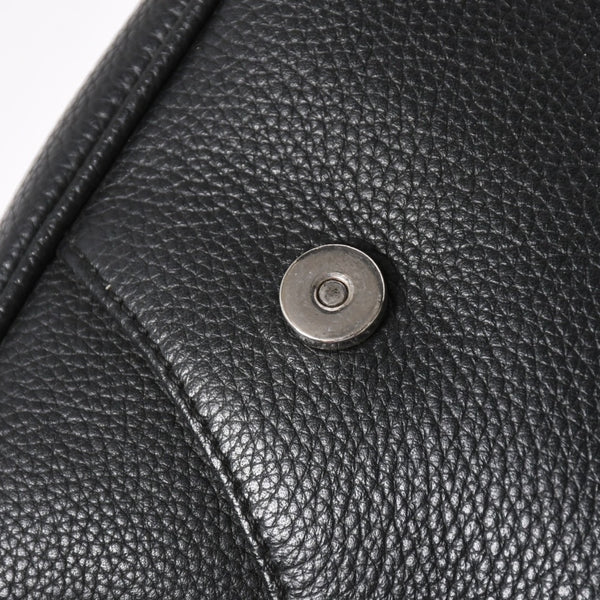 Christian Dior Saddle Bag Body Bag Black Silver Hardware 06-BO-1120 Good Condition Used 4a003815