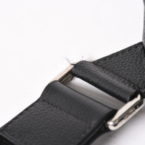 Christian Dior Saddle Bag Body Bag Black Silver Hardware 06-BO-1120 Good Condition Used 4a003815