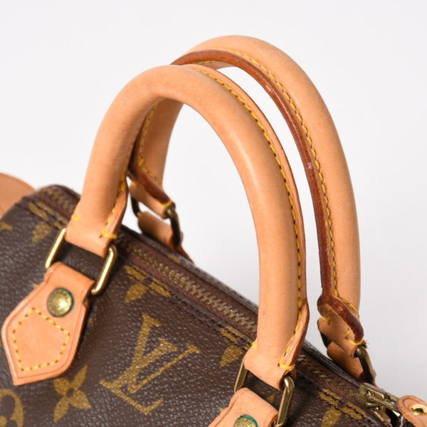 LOUIS VUITTON Mini Speedy Handbag M41534 Monogram PVC Brown Good Condition Used 4a003679