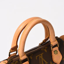 画像をギャラリービューアに読み込む, LOUIS VUITTON ルイヴィトン ミニスピーディ ハンドバッグ M41534 モノグラム PVC ブラウン 美品 中古 4a003679