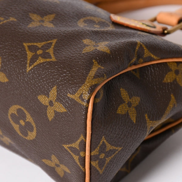LOUIS VUITTON Mini Speedy Handbag M41534 Monogram PVC Brown Good Condition Used 4a003679