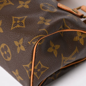 LOUIS VUITTON Mini Speedy Handbag M41534 Monogram PVC Brown Good Condition Used 4a003679