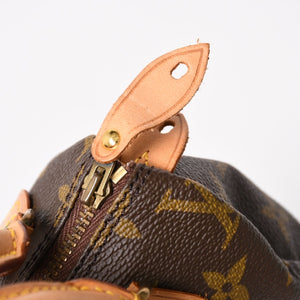LOUIS VUITTON Mini Speedy Handbag M41534 Monogram PVC Brown Good Condition Used 4a003679