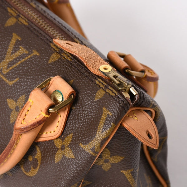 LOUIS VUITTON Mini Speedy Handbag M41534 Monogram PVC Brown Good Condition Used 4a003679