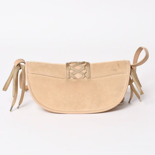 Christian Dior Shoulder Bag Beige Silver Hardware 03BM-1002 Good Condition Used 4a003697