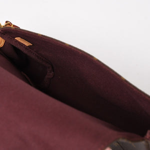 極美品 LOUIS VUITTON ルイヴィトン フェイボリットMM ハンドバッグ ショルダーバッグ 2WAY モノグラム M40718 ブラウン 中古 4a003822
