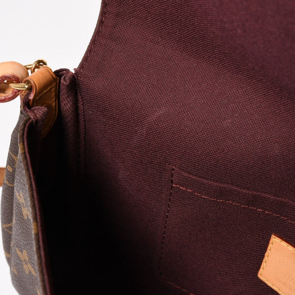 極美品 LOUIS VUITTON ルイヴィトン フェイボリットMM ハンドバッグ ショルダーバッグ 2WAY モノグラム M40718 ブラウン 中古 4a003822