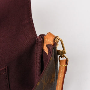 極美品 LOUIS VUITTON ルイヴィトン フェイボリットMM ハンドバッグ ショルダーバッグ 2WAY モノグラム M40718 ブラウン 中古 4a003822