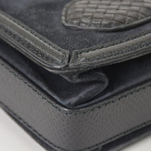 Load image into Gallery viewer, 極美品 BOTTEGAVENETA ボッテガヴェネタ イントレチャート リアルト チェーン ショルダーバッグ B04071545F ブラック 中古 4a003824